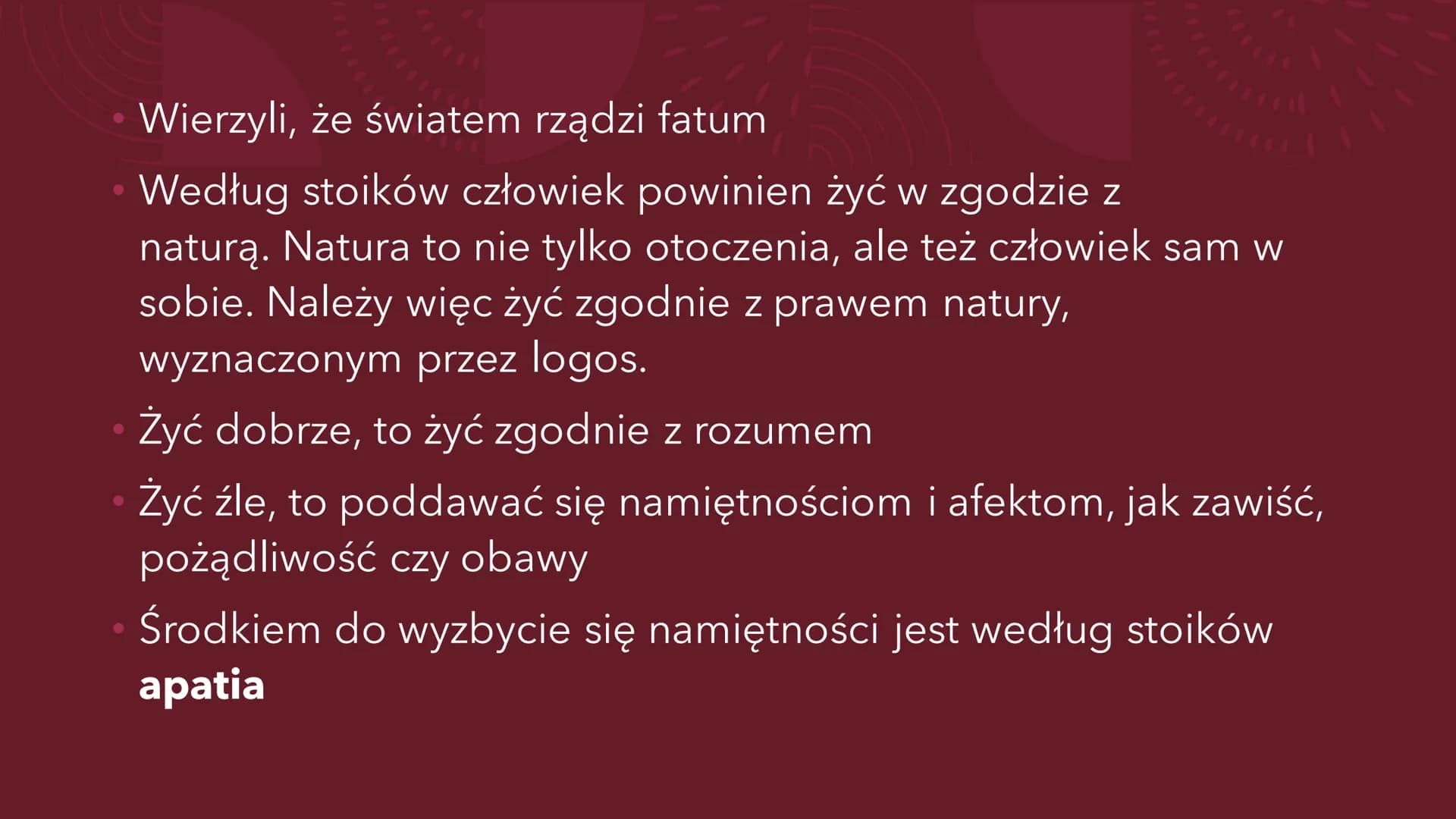 # STOIZM, EPIKUREIZM I SCEPTYCYZM

Ogólne informacje # STOICY # Założyciel i przedstawiciele

*   Szkołę stoicką założył Zenon z Kition
*   