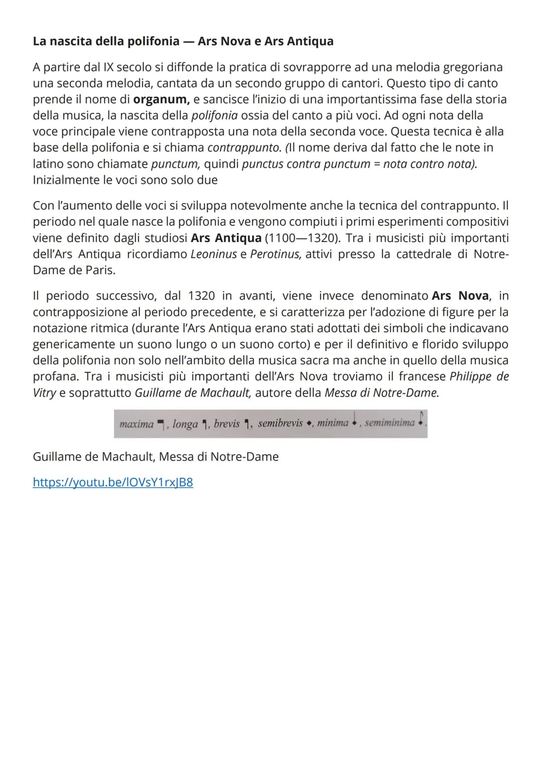 # La musica nel Medioevo

II Medioevo è quel periodo storico che va dalla caduta dell'Impero Romano
d'Occidente (476 d.C.) alla scoperta del