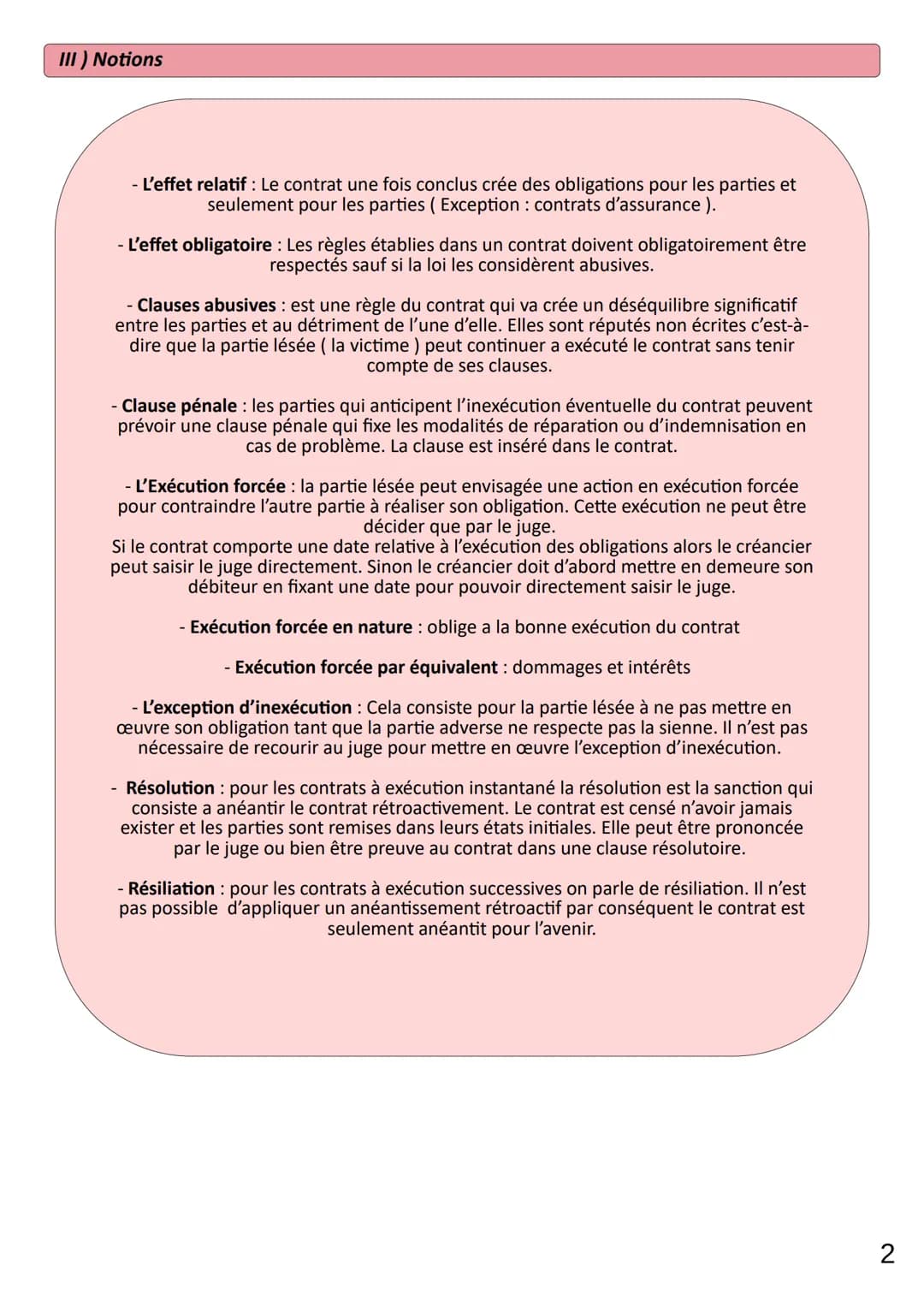 Thème 1
CHAP 2
LIMAUX Oriane

Exécution du contrat

Droit
Tle

1) Quelles sont les effets du contrat

Les contrats ont
force de loi entre le