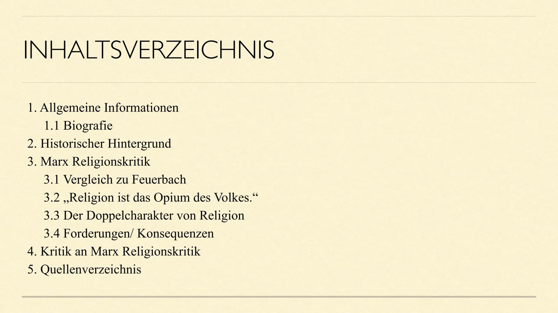 # KARL MARX

Eine Präsentation von Maxima Linde # INHALTSVERZEICHNIS

1. Allgemeine Informationen
1.1 Biografie
2. Historischer Hintergrund
