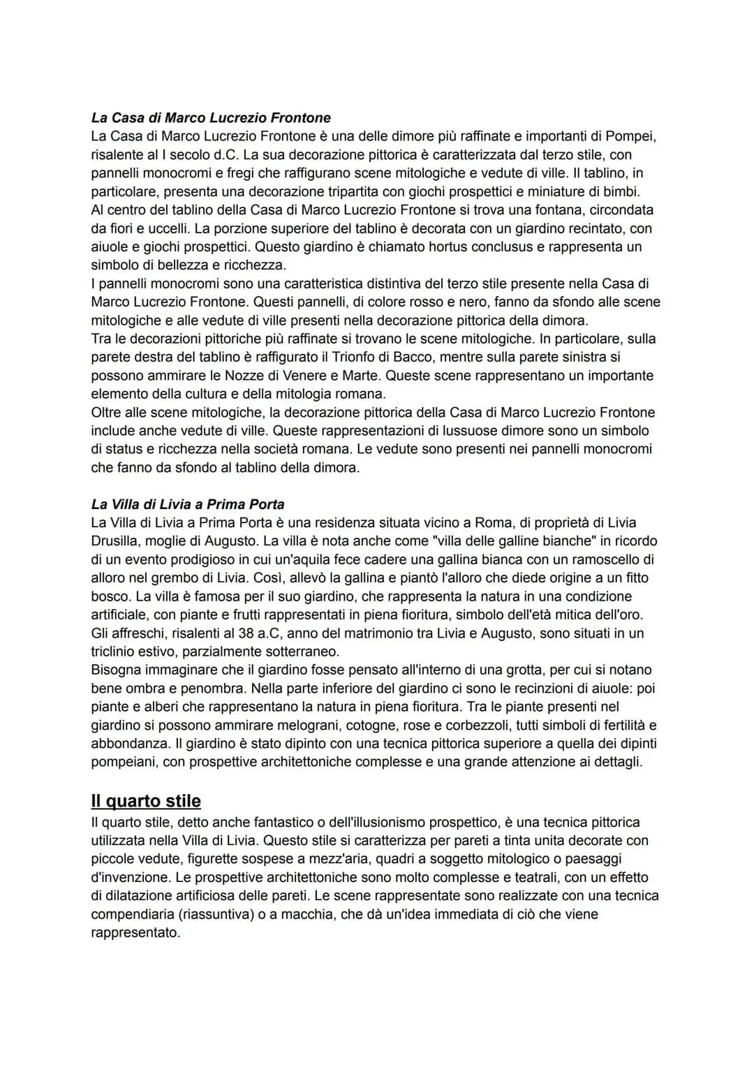 # LA PITTURA ROMANA
(pag. 229)

## Introduzione
La pittura è stata uno dei primi generi artistici sviluppati a Roma.
Il primo tipo di pittur
