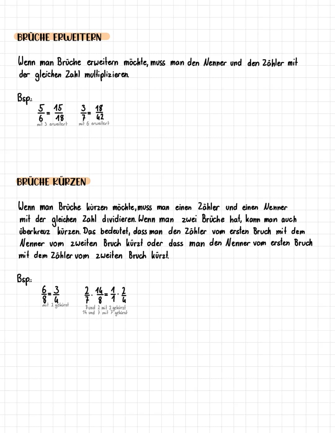 # Bruchrechnung

BRÜCHE ADDIEREN

Wenn man Brüche addieren möchte, muss man den Nenner gleichnamig machen
(unten muss die gleiche Zahl stehe