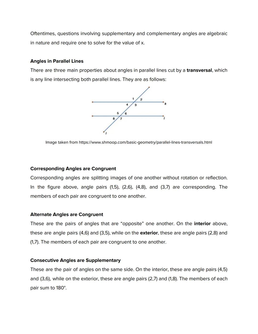 # Angles

An angle as defined in Euclidean (standard) Geometry is a general measure of the space
between two intersecting lines. More explic