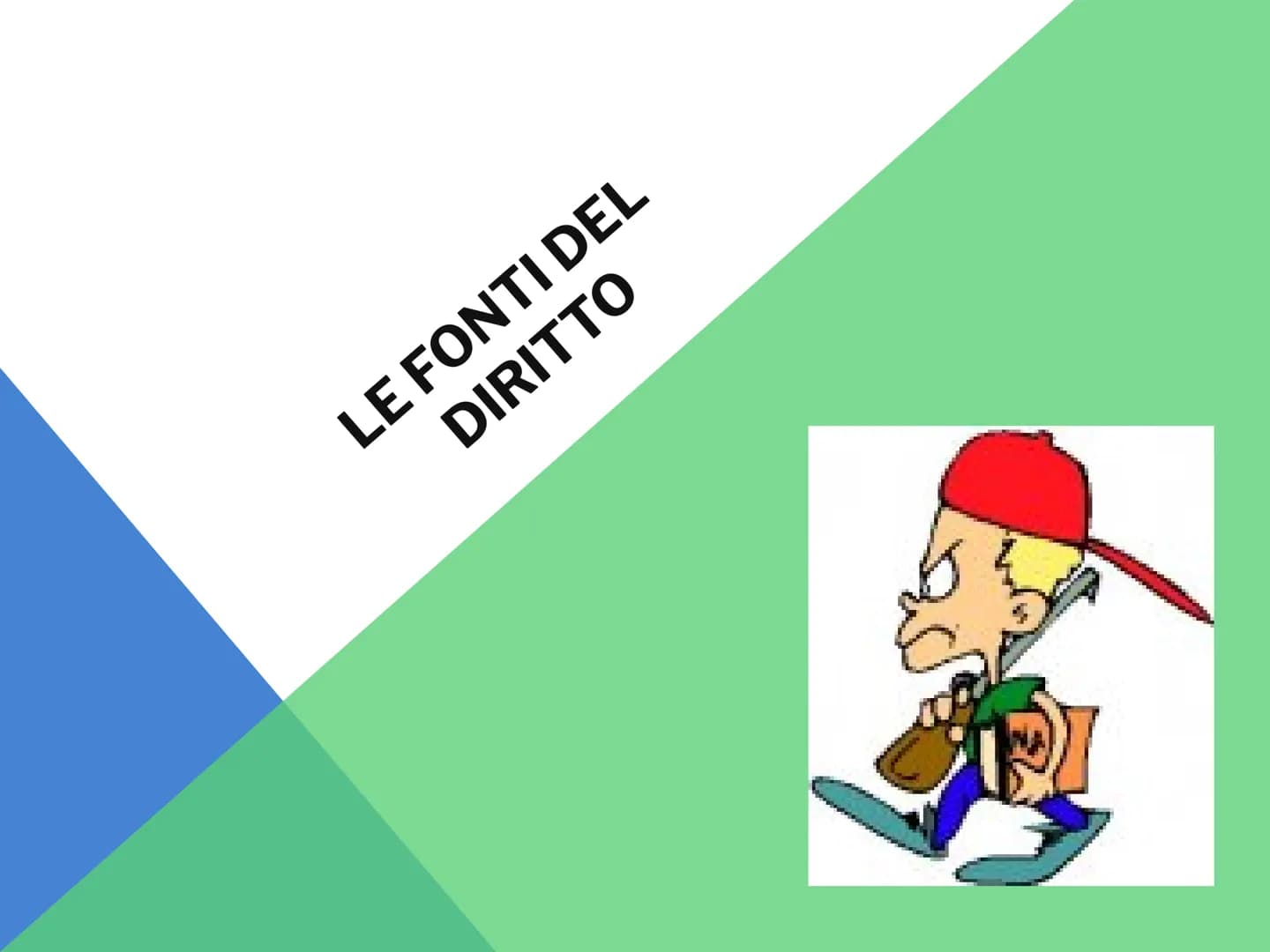 # LE FONTI DEL
# DIRITTO # L'ordinamento giuridico e le fonti del diritto

Il diritto è un ordinamento giuridico: un sistema ordinato in
cui