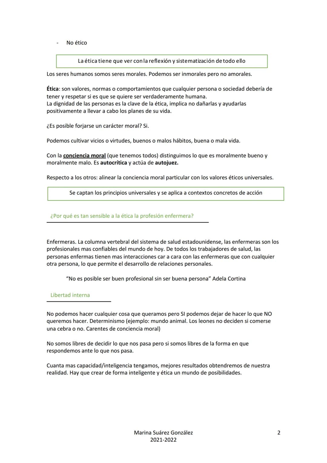 Insatisfactorio
Insuficiente

# ÉTICA Y LEGISLACIÓN

## INTRODUCCIÓN

### ¿QUÉ ES LA ÉTICA?

"Ética es el arte de elegir la mejor conducta" 