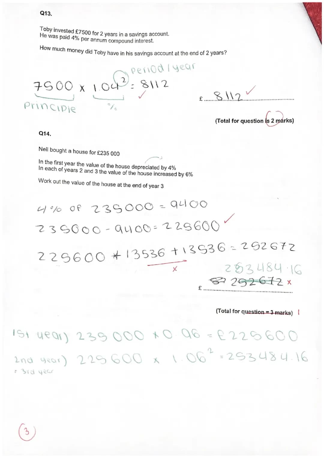 # Year 9 Assessment

Foundation

Name

Teacher

Instructic

- The
- Ansv
- You:
- Ansv
- the

Information

23

- The total mark for this pap