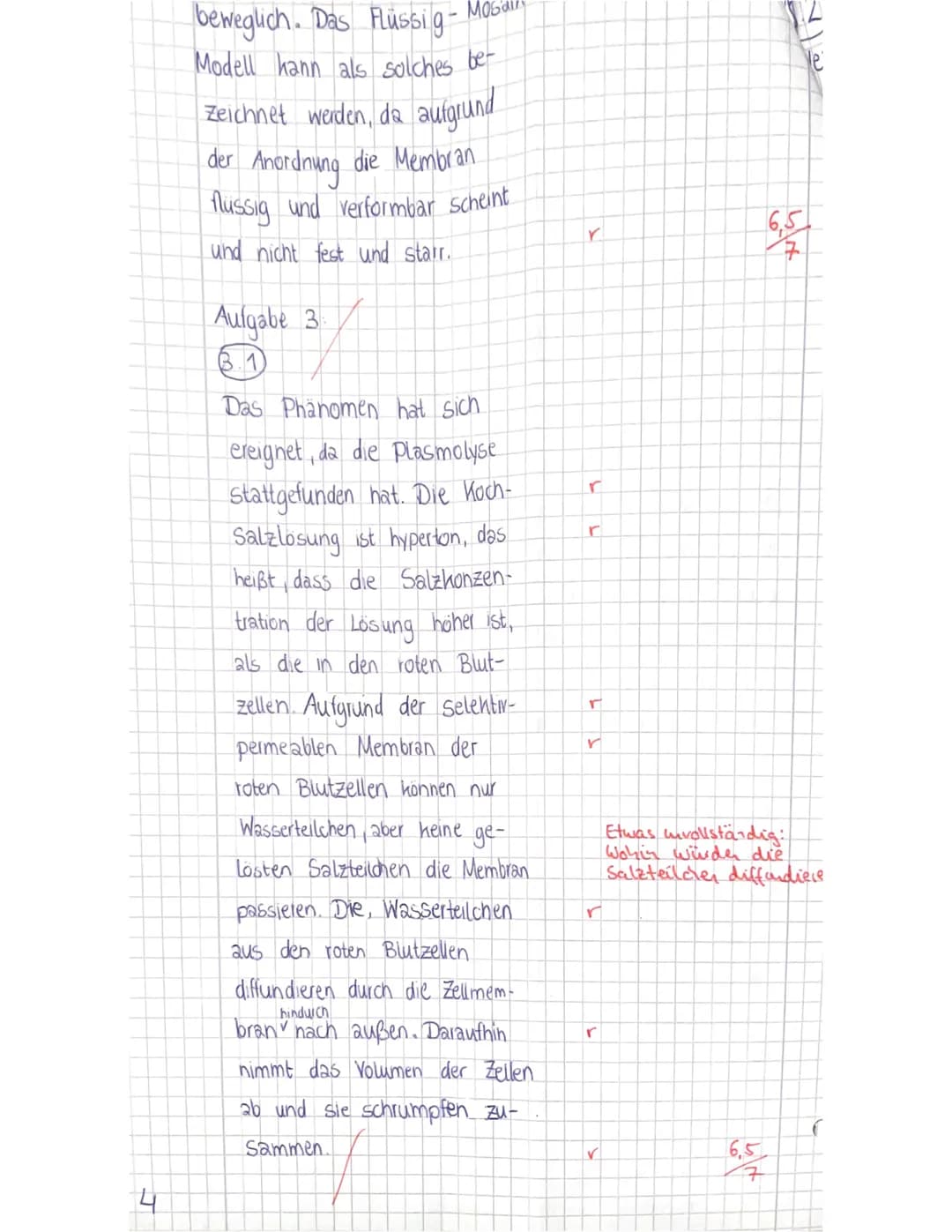 # BIOLOGIE - KLAUSUR NR. 1; Themenbereich: Cytologie
Datum: 30.11.2021 Klasse: 1152
Lehrkraft:
(Da) Name:
Es wurden 425 Punkte von 48
möglic