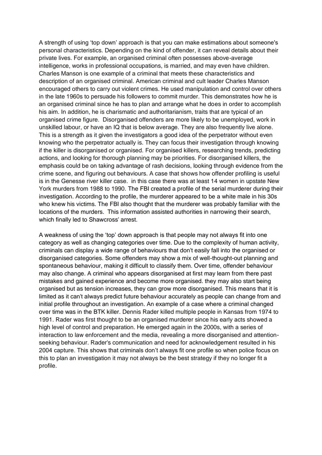 # Unit 3: AC1.2: Asses the usefulness of investigative Techniques in criminal
investigations.

Forensics

Forensics is a technique in which 