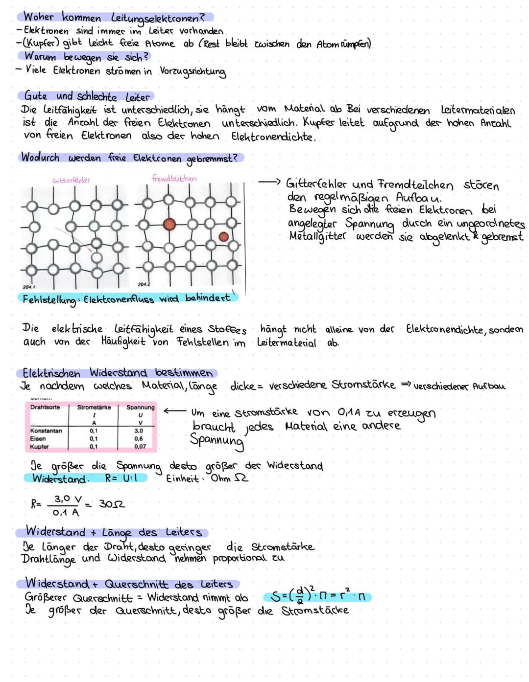 # Lernzettel Physik

Elektrizitätslehre:
Stromstärke: Elektronenstrom
theo. Einheit Elektronen/s durch den Leiterquerschnitt
prak. Einheit A