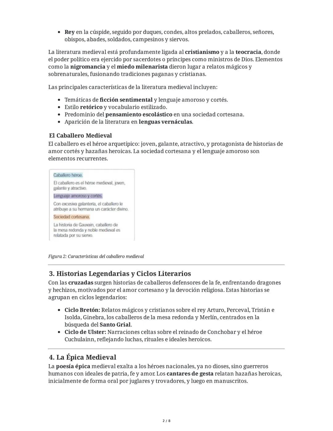 ## Literatura Medieval

### 1. Introducción y Exploración

La unidad didáctica sobre literatura medieval está dirigida a estudiantes de grad