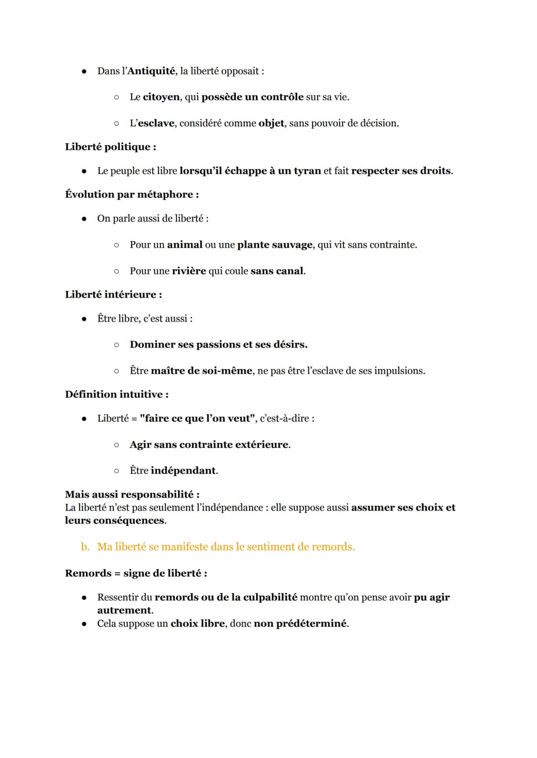 (13/17)
La liberté:
(Séquence 5 Partie 1)
Introduction:
Intuition de liberté :
Nous avons une impression naturelle et intuitive d'être libre