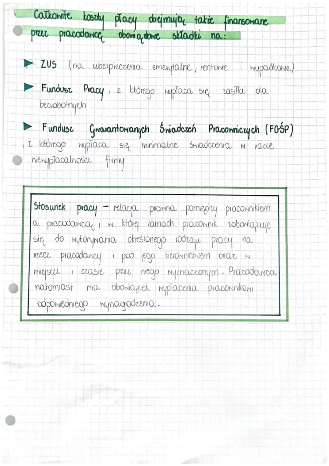 # ZATRUDNIENIE

kodeks pracy-akt prawny regulujący
prawa i obowiące wszystkich pracownikan
objętych stosunkiem pracy oraz określający
minimu