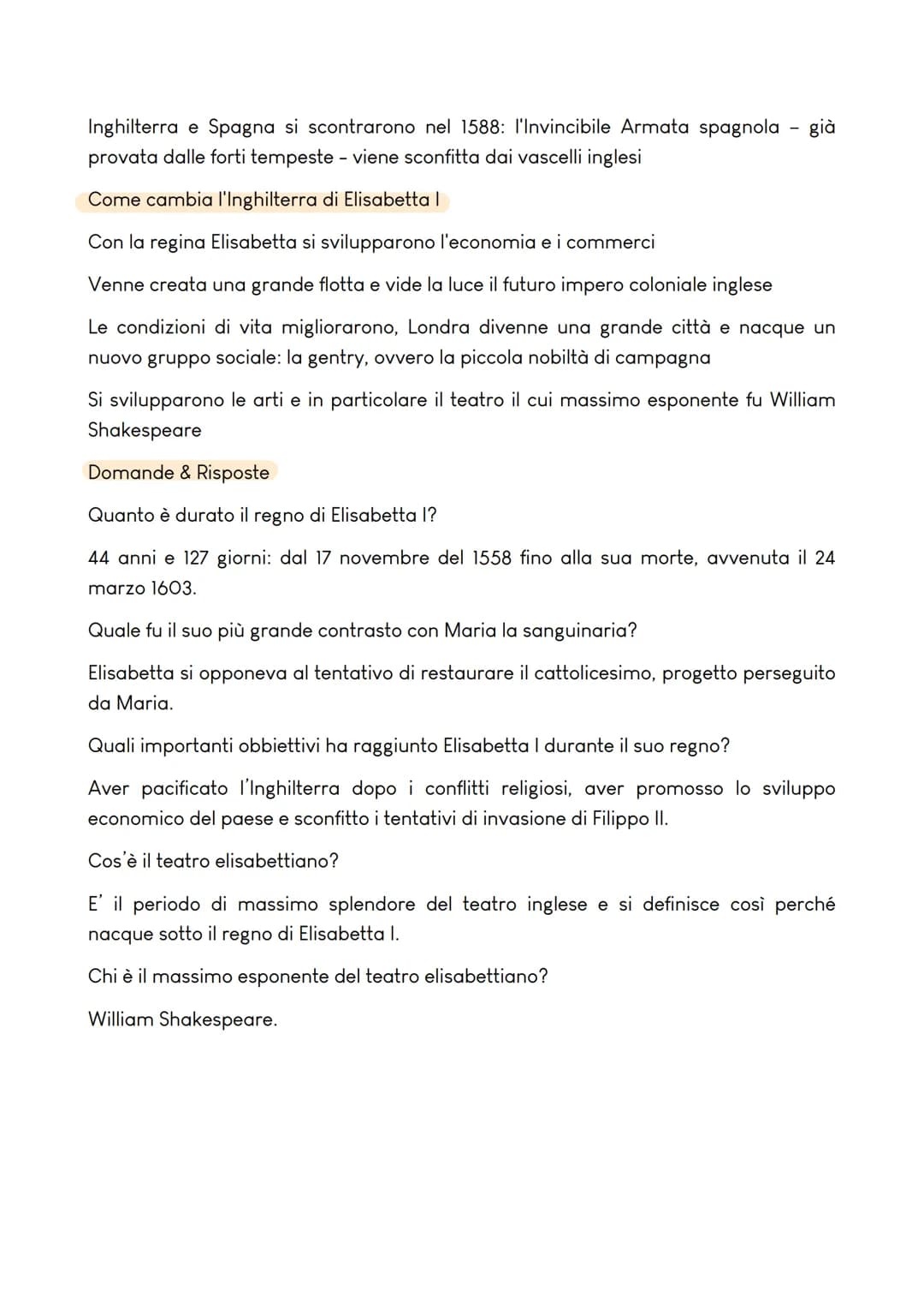 # ELISABETTA I TUDOR
(1558-1603)

Pensiero politico

Portò avanti una politica di pacificazione
religiosa e di mobilità sociale. Favori la
c
