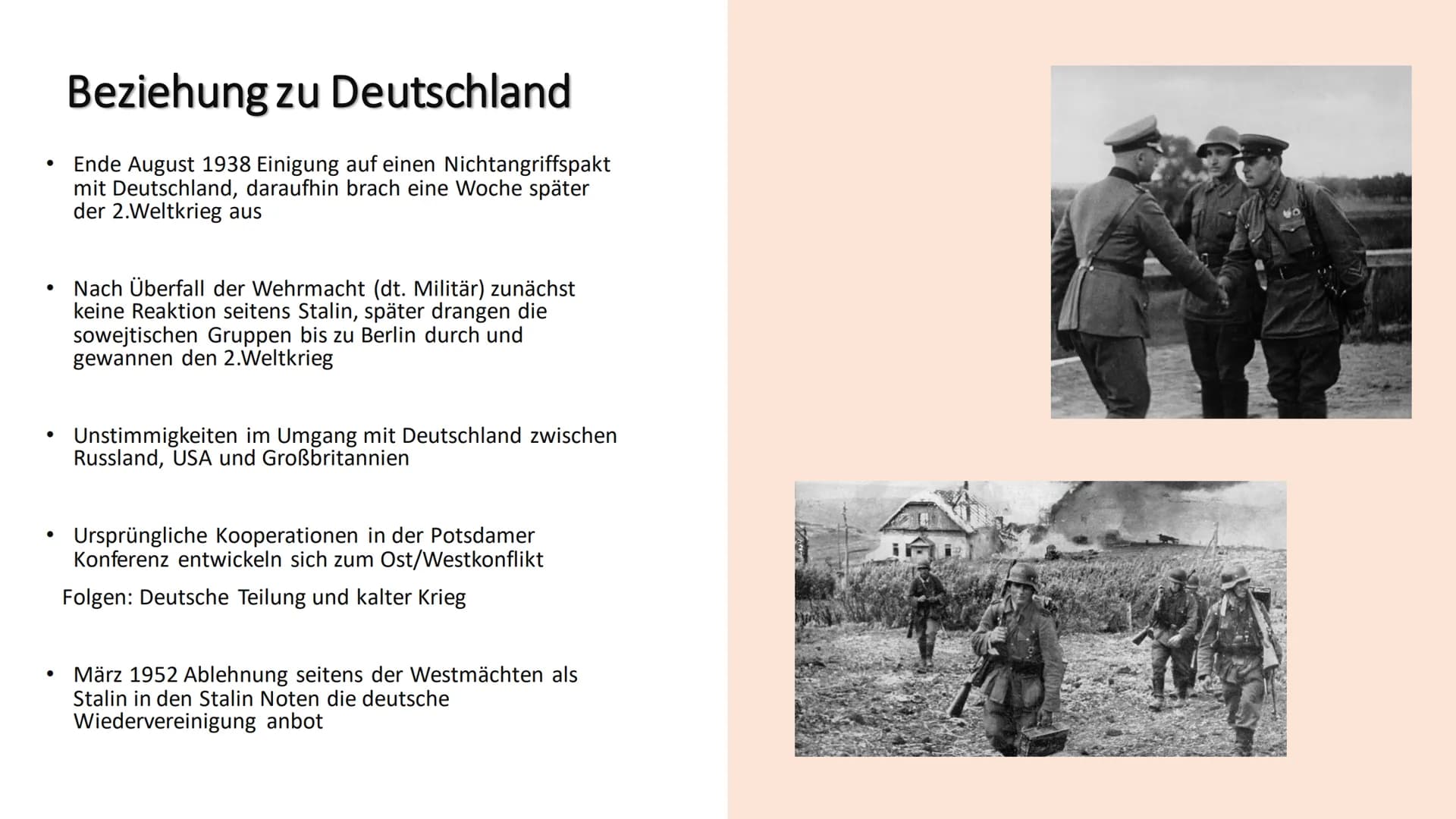 # Stalinismus

Die Diktatur von Josef Stalin 1928-58 Inhaltsverzeichnis

• Was ist Stalinismus?
• Vorherige Einflüsse
• Zwangskollektivierun