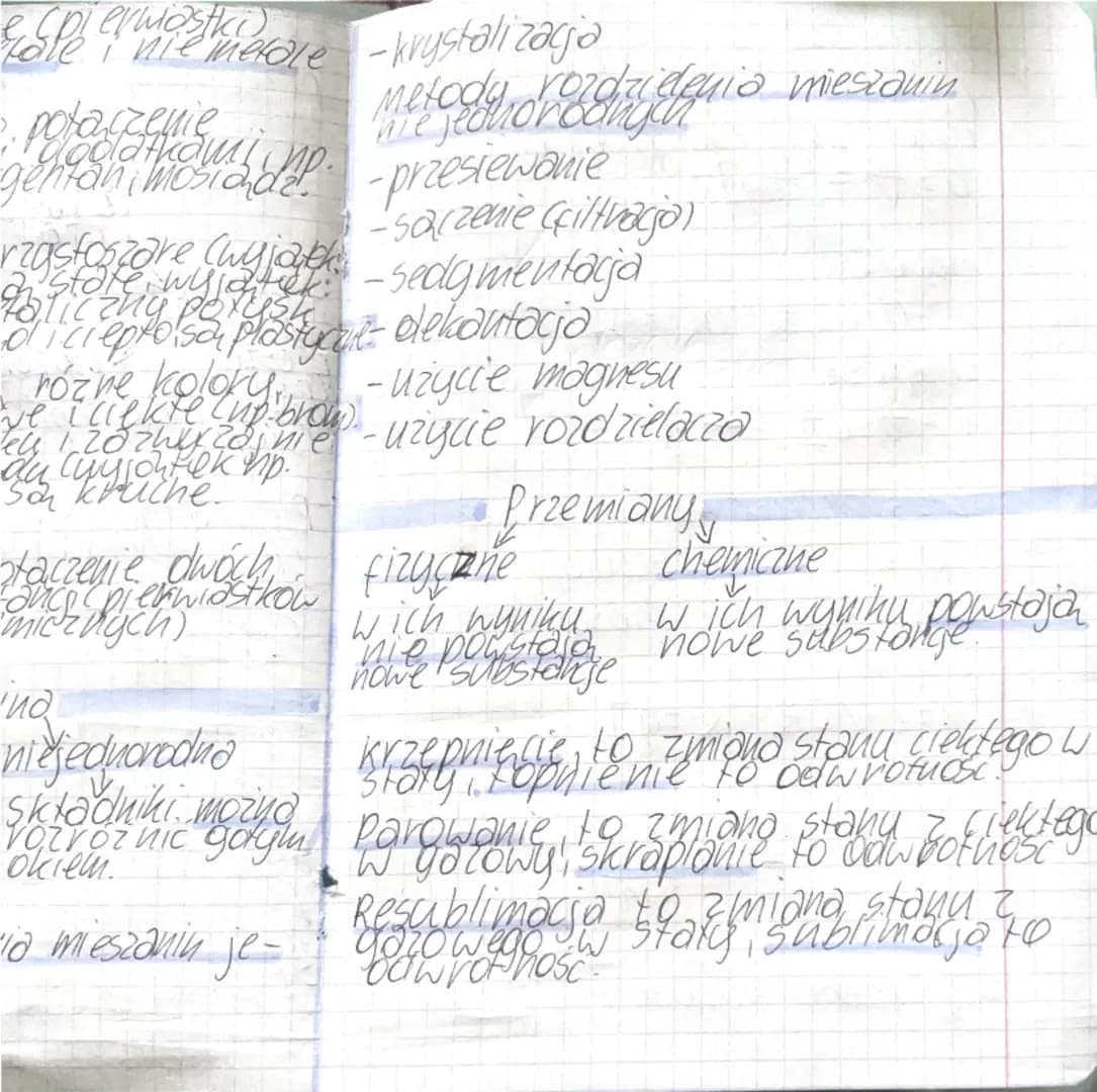 # thornia - substancje, właściwości i
przemiany.

substonjer

✓

Materia
(to wszystko
co nas ota-
(20)

Mieszaniny

proste

złożone.
(pierwi
