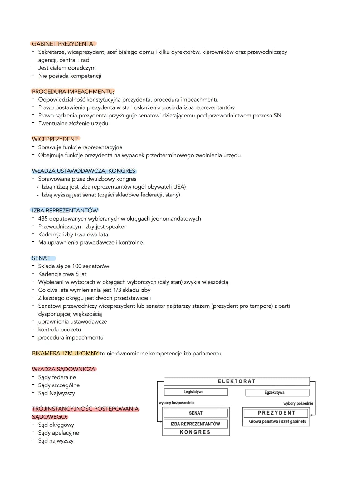 
<h2>System prezydencki a parlamentarno-gabinetowy</h2>
<h3>System prezydencki</h3>
<p>Wady i zalety systemu prezydenckiego:</p>
<p>System p