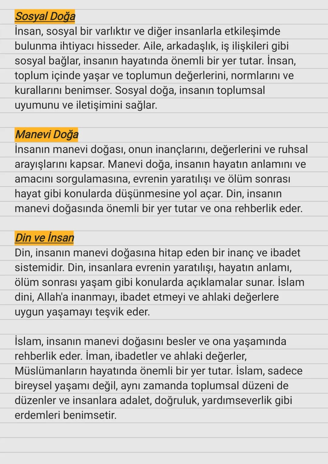 # İnsanın Doğası
İnsanın Doğası ve Din

İnsanın doğası, onun biyolojik, psikolojik, sosyal ve manevi
yönlerini içerir. İnsanın doğası, hem m