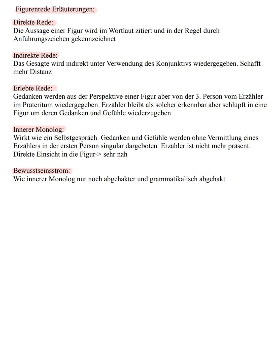 # Die Moderne - Aufkündigung der traditionellen

# Formsprache

Traditionelle Erzählprosa

Moderne Erzählprosa

|                           