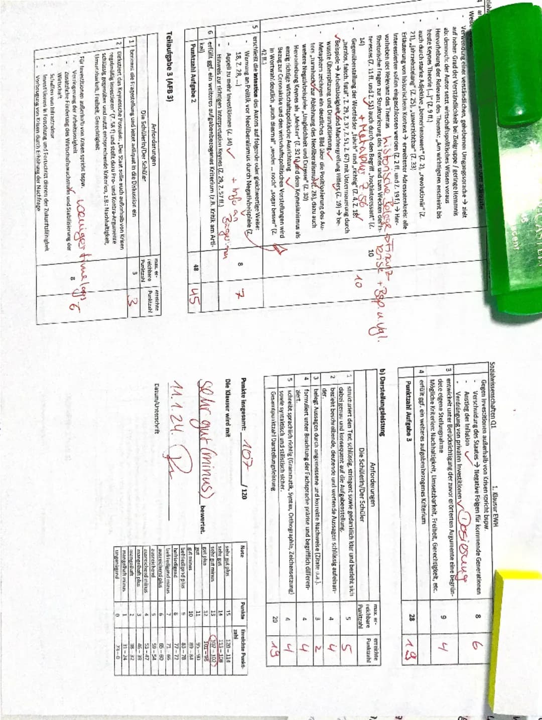 FABER-CASTELI
Textliner 46
Superfluorescent

Klausurthema:
Inhaltsfeld:
Textgrundlage:
Wirtschaftspolitik
IV: Wirtschaftspolitik
Mit Meister