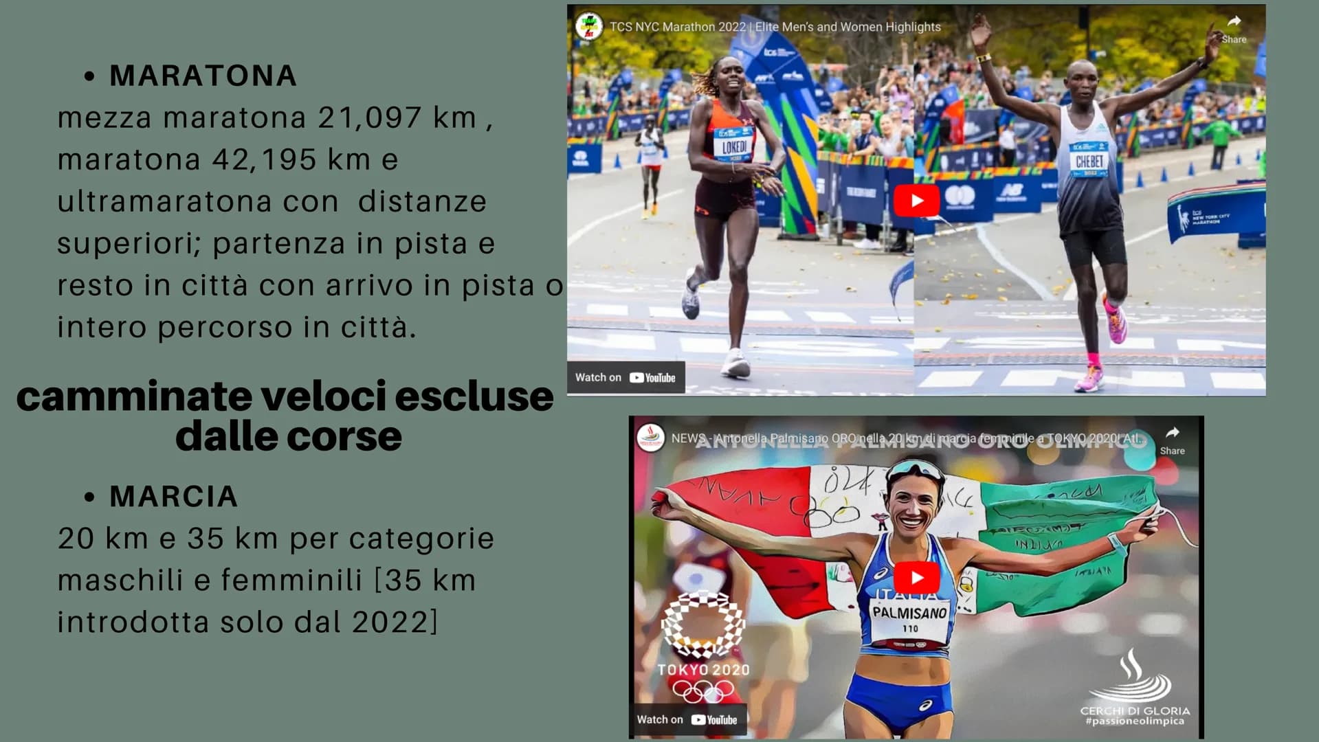 Atletica
Leggera # cos'è

L'ATLETICA LEGGERA È UN INSIEME
DI COMPETIZIONI SPORTIVE
PRESENTI NELLE OLIMPIADI SIN
DALLA PRIMA EDIZIONE E
RAGGR
