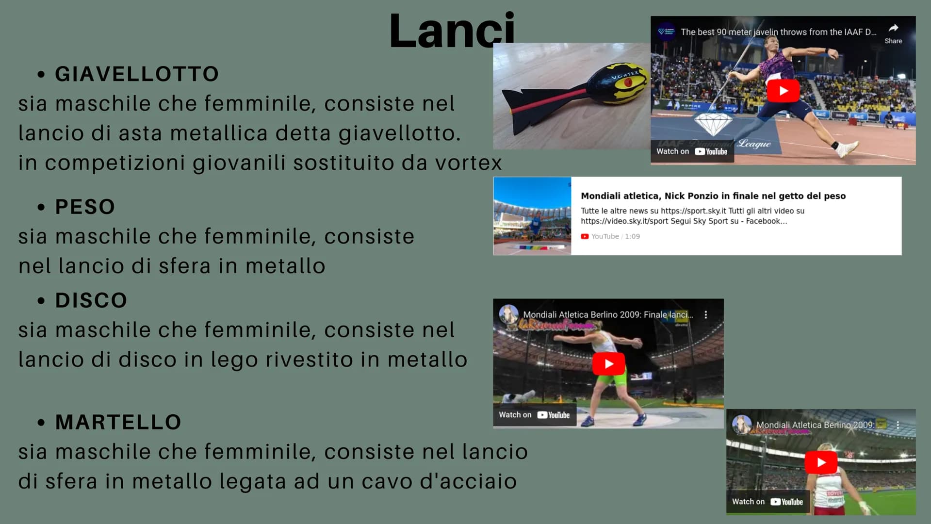 Atletica
Leggera # cos'è

L'ATLETICA LEGGERA È UN INSIEME
DI COMPETIZIONI SPORTIVE
PRESENTI NELLE OLIMPIADI SIN
DALLA PRIMA EDIZIONE E
RAGGR