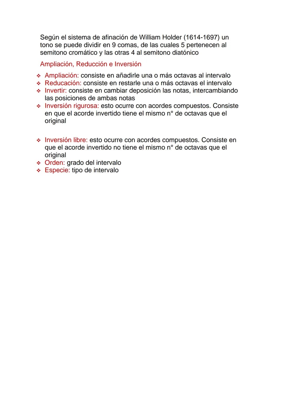 1° Tema

❖ Intervalos: diferencia de tonos/frecuencias que hay entre 2 notes
distintas

Por la sig. tabla se deduce que:

1. El nº de tonos 
