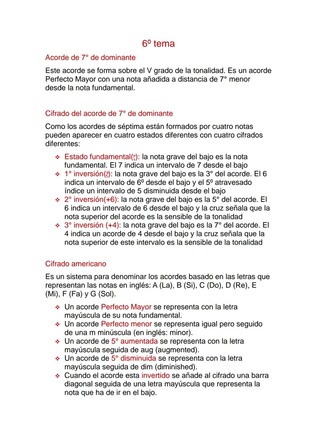 1° Tema

❖ Intervalos: diferencia de tonos/frecuencias que hay entre 2 notes
distintas

Por la sig. tabla se deduce que:

1. El nº de tonos 