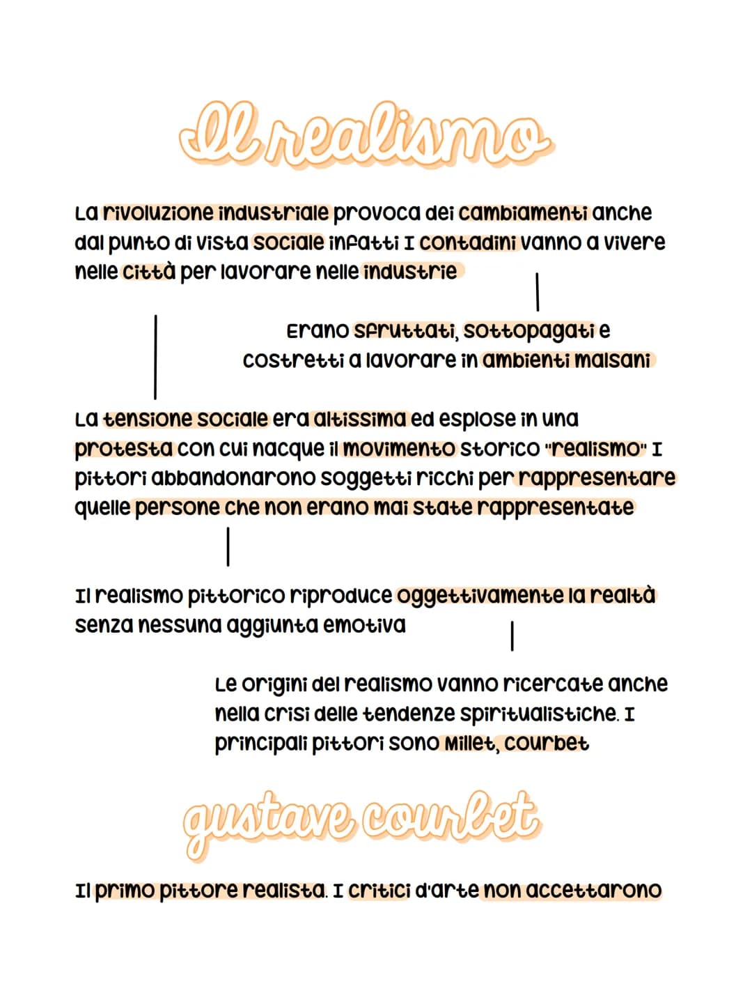 # Il realismo

La rivoluzione industriale provoca dei cambiamenti anche
dal punto di vista sociale infatti I contadini vanno a vivere
nelle 