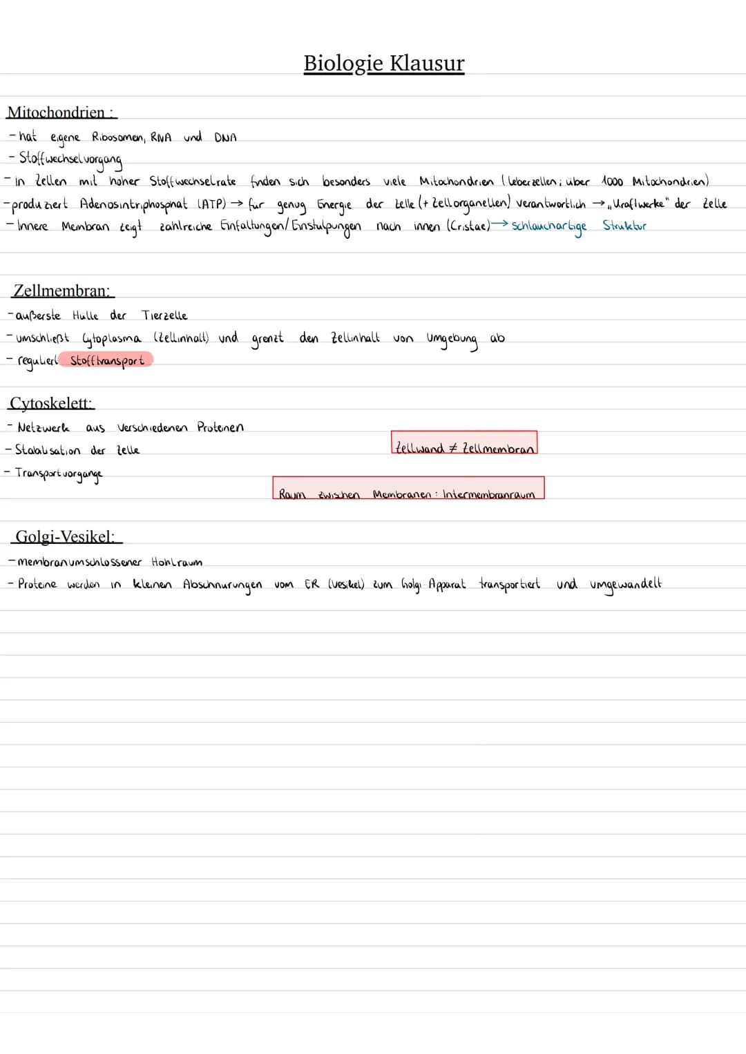 Zellorganellen:
allgemein:
Ein Zellorganell ist ein Strukturell abgegrenzter Bereich (innerhalb) einer Zelle mit einer bestimmten Funktion.
