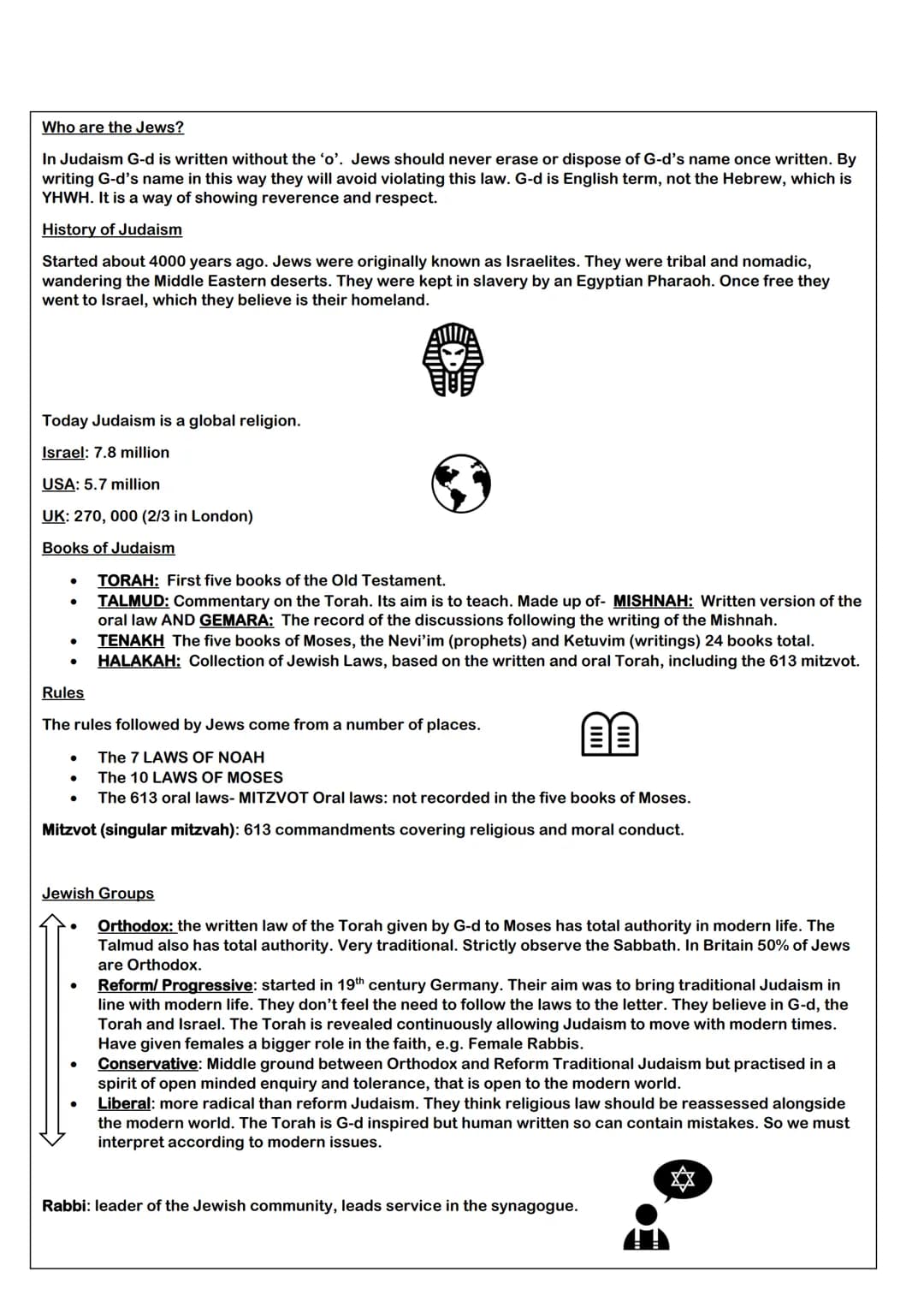 AQA GCSE Religious Studies: Christian Beliefs Knowledge Organiser

The nature of God (what is God like?)
*   God is omnipotent (all powerful
