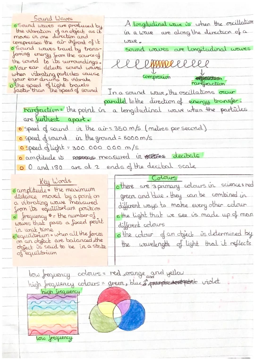 CW
Revision-Waves
01.07.20

a
e5
physics
revision
Light Waves
• light travels in straight lines
• the path of light is represented
by rays
o
