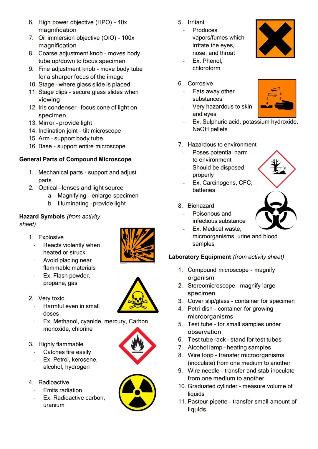 Branches of Biology

1.  Anatomy-organ structure
2.  Cytology/Cell biology - cell processes,
parts, and functions
3.  Botany - plants
4.  Zo