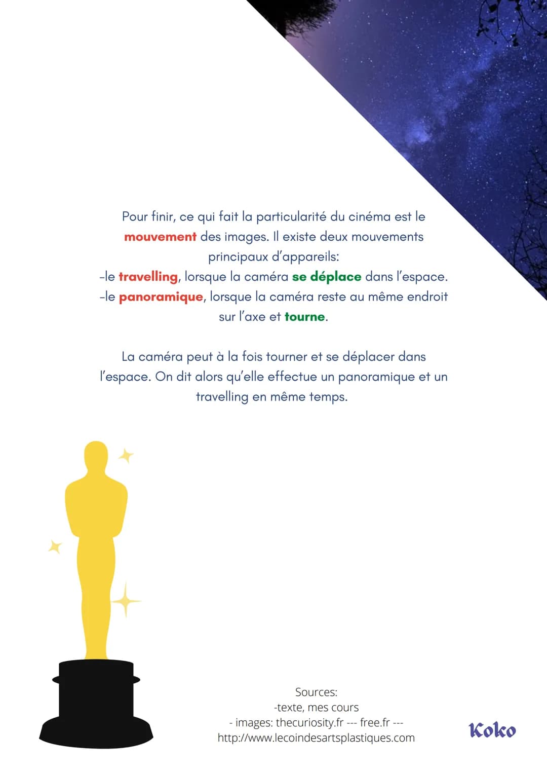 # Les choix du
cadre

Lors du tournage d'un film ou d'un court-métrage, l'image joue un rôle des
plus importants.
Bien utilisée, elle permet