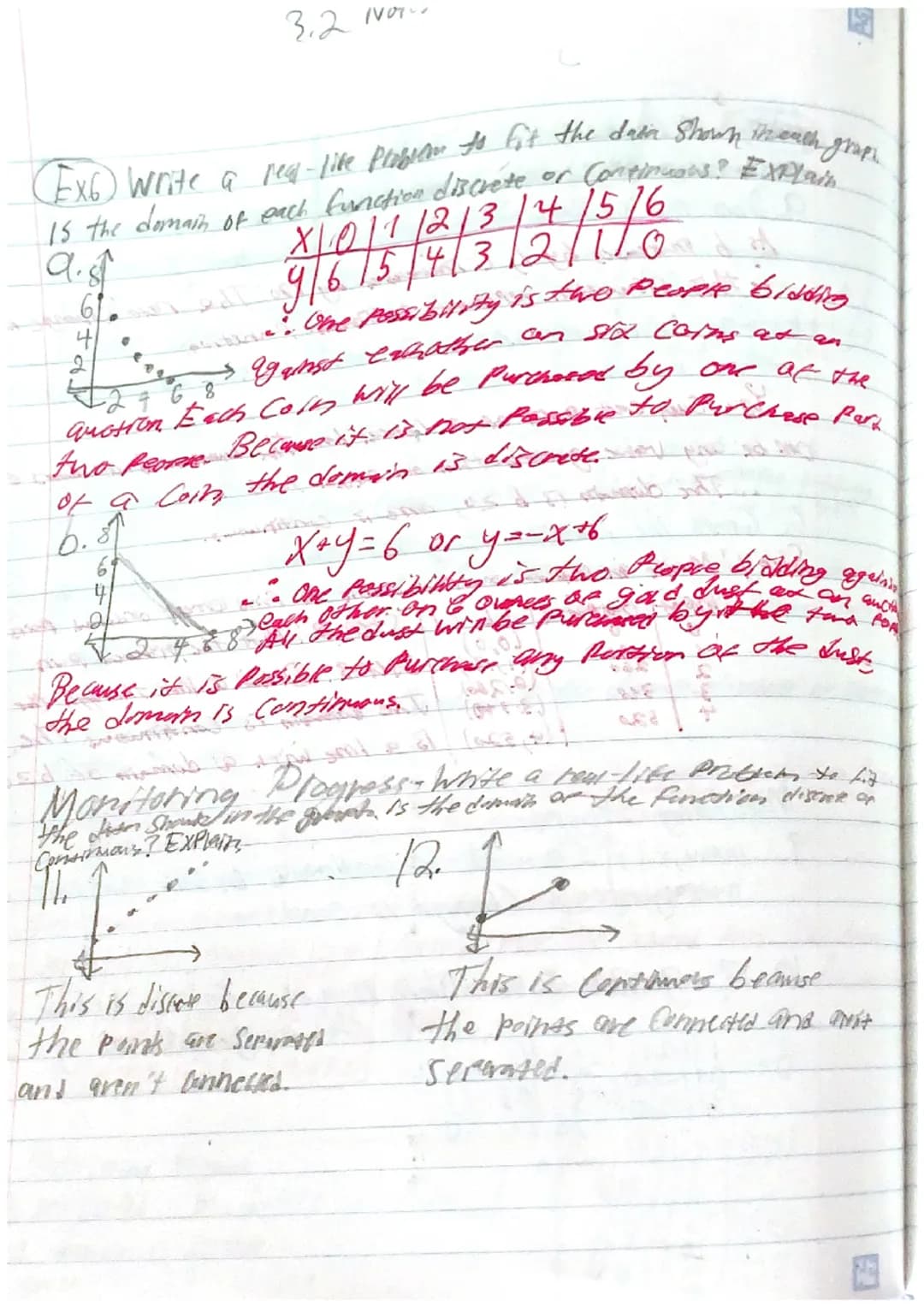 3.2 Notes

| Vocab | Definition | Example |
|---|---|---|
| Linear eq'n in twee | an eq's that can be | y=5x+8 |
| Variables | Written in th