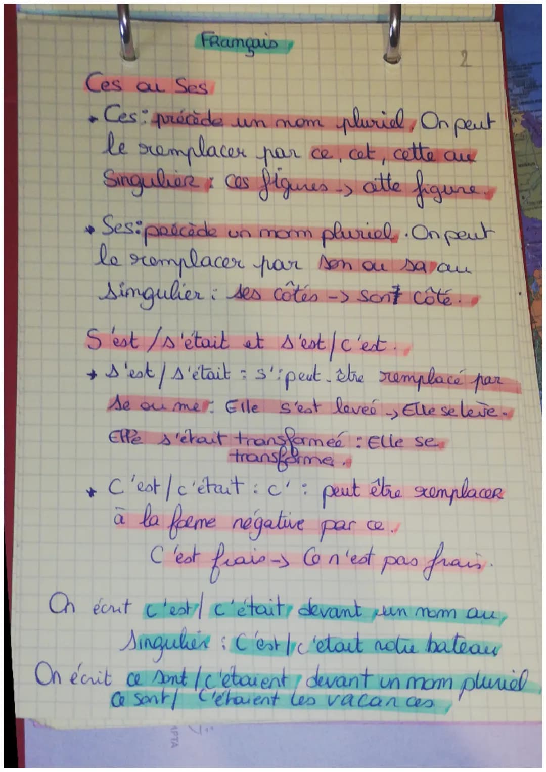 français

HOMOPHONES

a et à

*   a verbe aver, il peut être

    "remplacer par avait.

*   à préposition

et et est

*   et : il peut etre