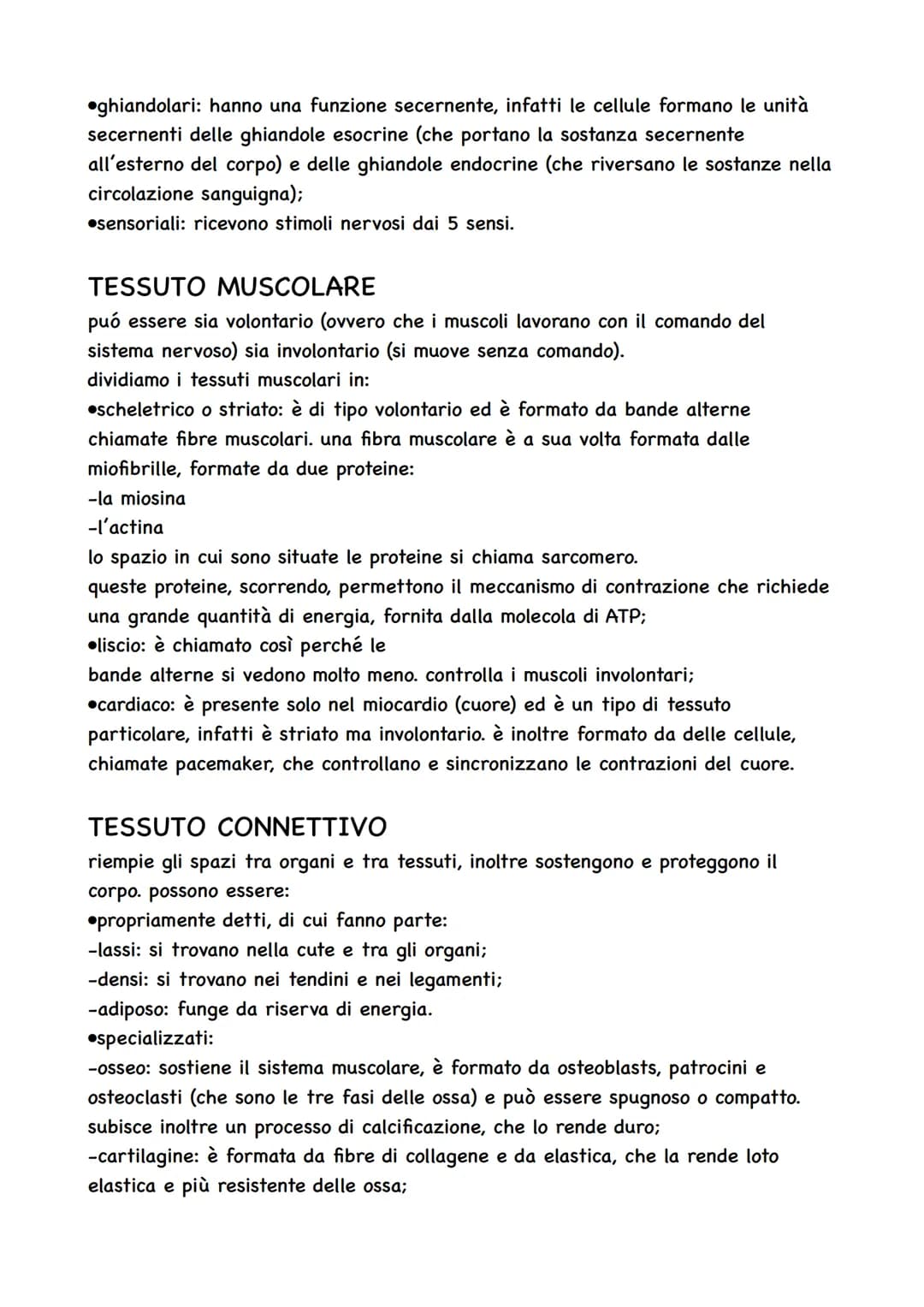 # I TESSUTI

ogni organismo deriva da una sola cellula: lo zigote, formato dall'unione di ovulo e
spermatozoo. lo zigote è una cellula forma