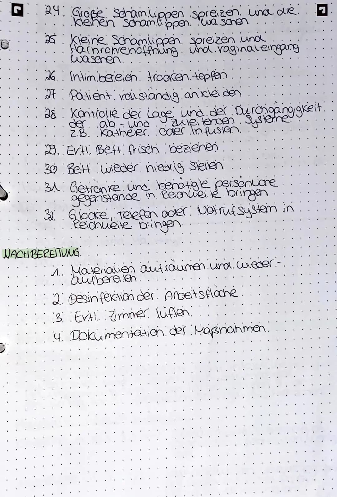 # haut & 

körperpflege

VORBEREITUNG

1.  Besucher nach draußen bitten.
2.  Patient über die Maßnahmen informieren,
Während der Duron fuhru