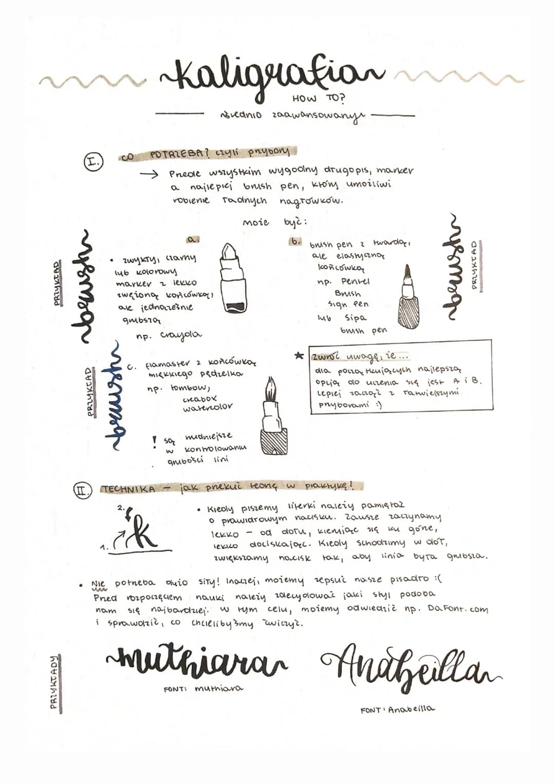 Kaligrafian
nbrednio zaawansowanyr

CO POTRZEBA? czyli prybong

Prede wszystkim wygodny drugopis, marker
a najlepki brush pen, không umożliw