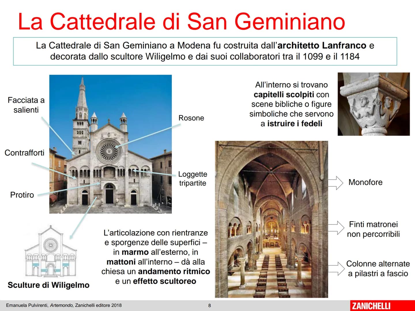 # Unità 6

# Il Romanico

Emanuela Pulvirenti, Artemondo, Zanichelli editore 2018 # L'Europa romanica

Dall'XI secolo l'Europa conosce un ri