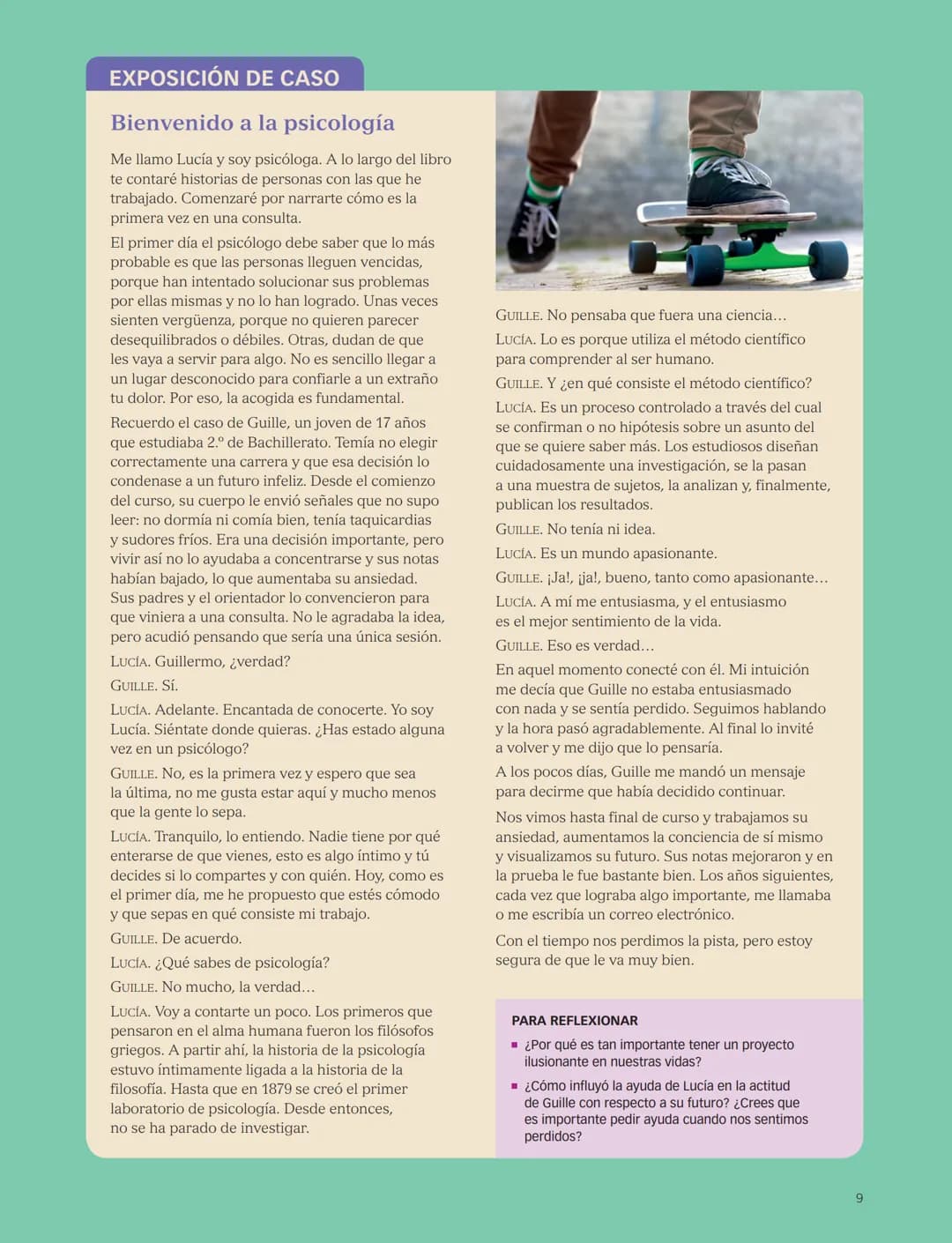 PROYECTO
SABER
HACER

Psicología
SERIE COMPRENDE

El libro Psicología, para segundo curso de Bachillerato, es una obra
colectiva concebida, 