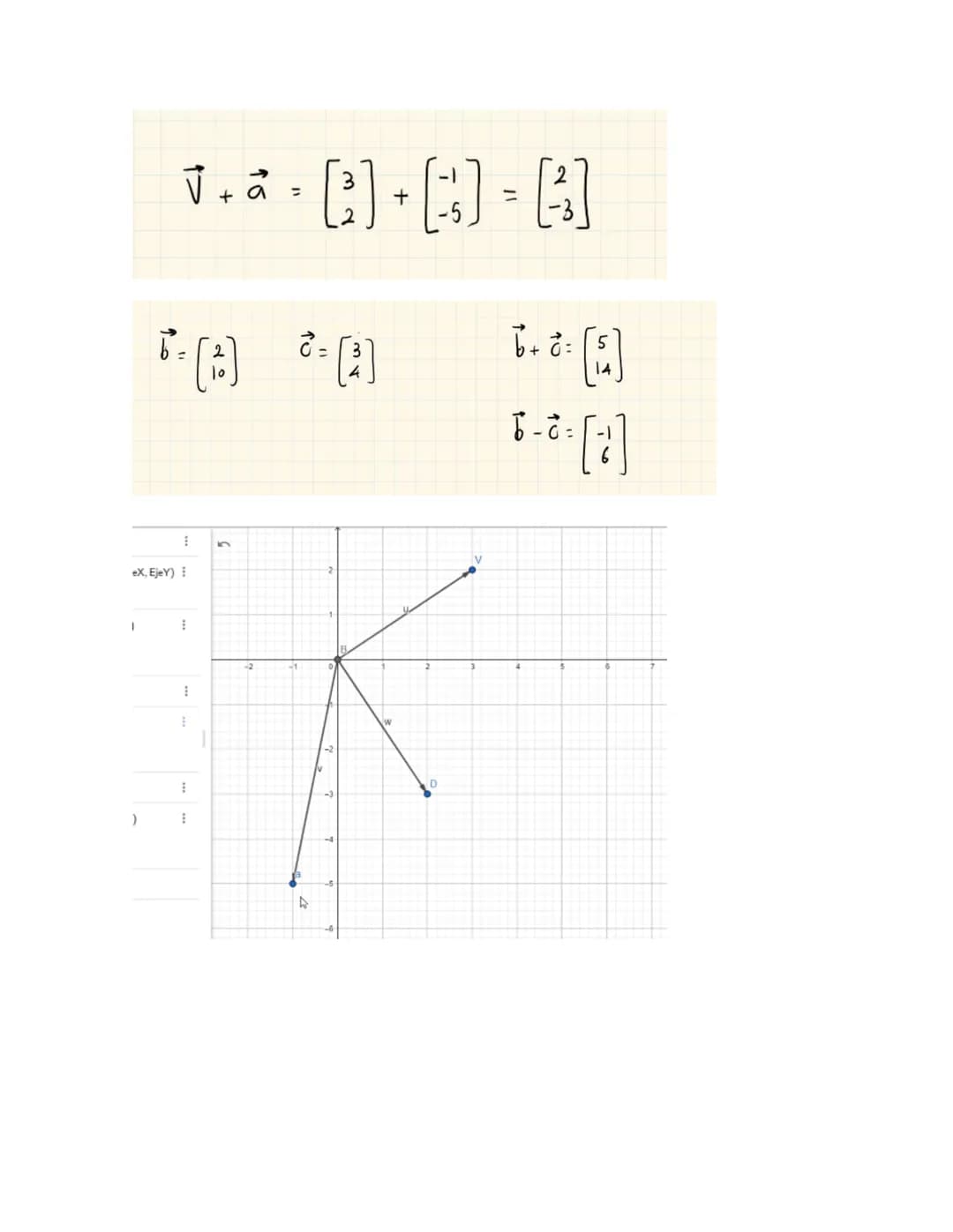 # OPERACIONES CON VECTORES

VECTOR: Tiene dirección, sentido y magnitud.
Vectores libres
Suma:

+

=

=

4

Es conmutativa

Para que 2 vecto