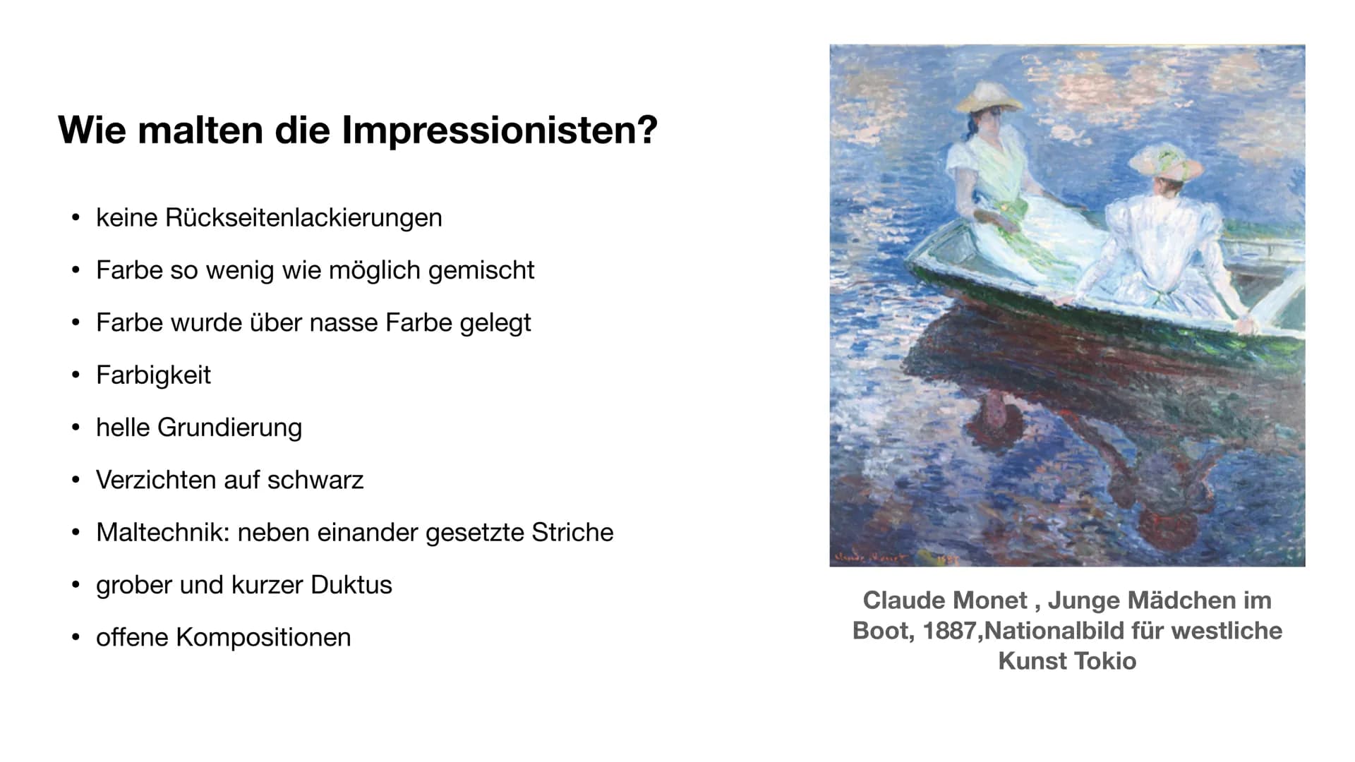 # Der Impressionismus

und Post-Impressionismus Sternennacht, Vincent van Gogh 1889 # Index

*   Impressionismus
*   Entstehung Impressionis