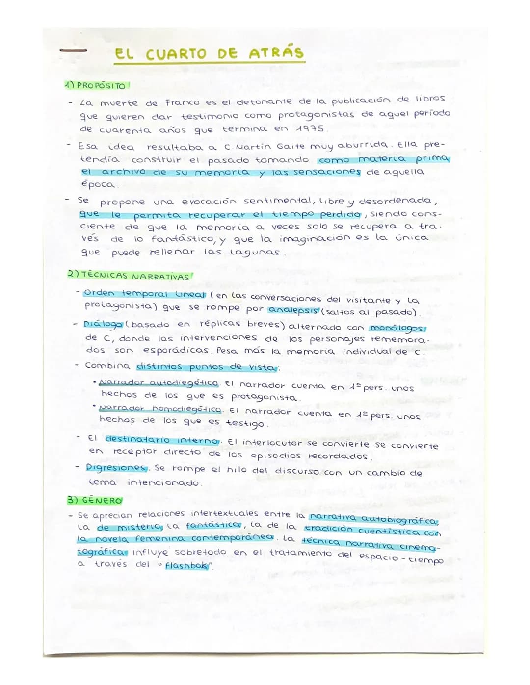 
<h2>Importancia del interlocutor en el cuarto de atrás</h2>
<p>En "El Cuarto de Atrás", Carmen Martín Gaite busca rescatar su pasado a trav