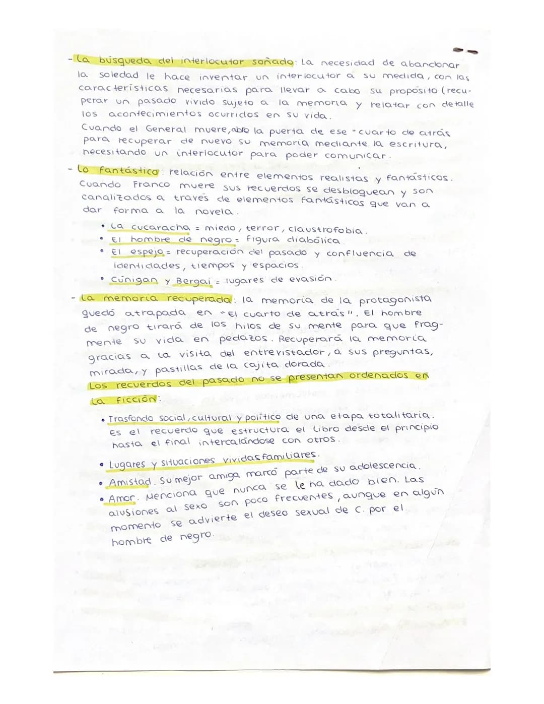 
<h2>Importancia del interlocutor en el cuarto de atrás</h2>
<p>En "El Cuarto de Atrás", Carmen Martín Gaite busca rescatar su pasado a trav