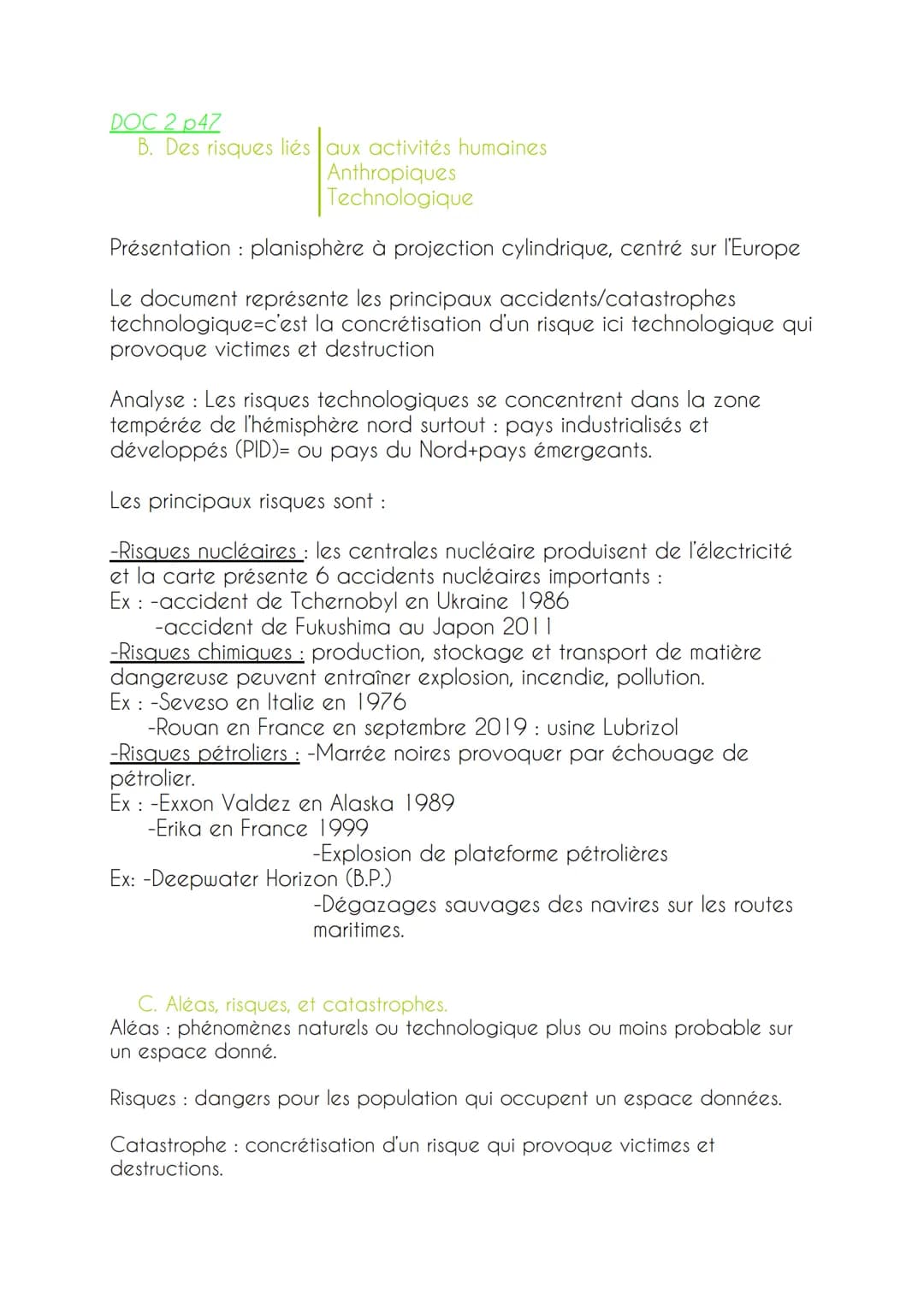 # Les sociétés face aux risques

Comment les société humaines s'adaptent-elles à des risques de plus en
plus importants et variées.

1) Des 