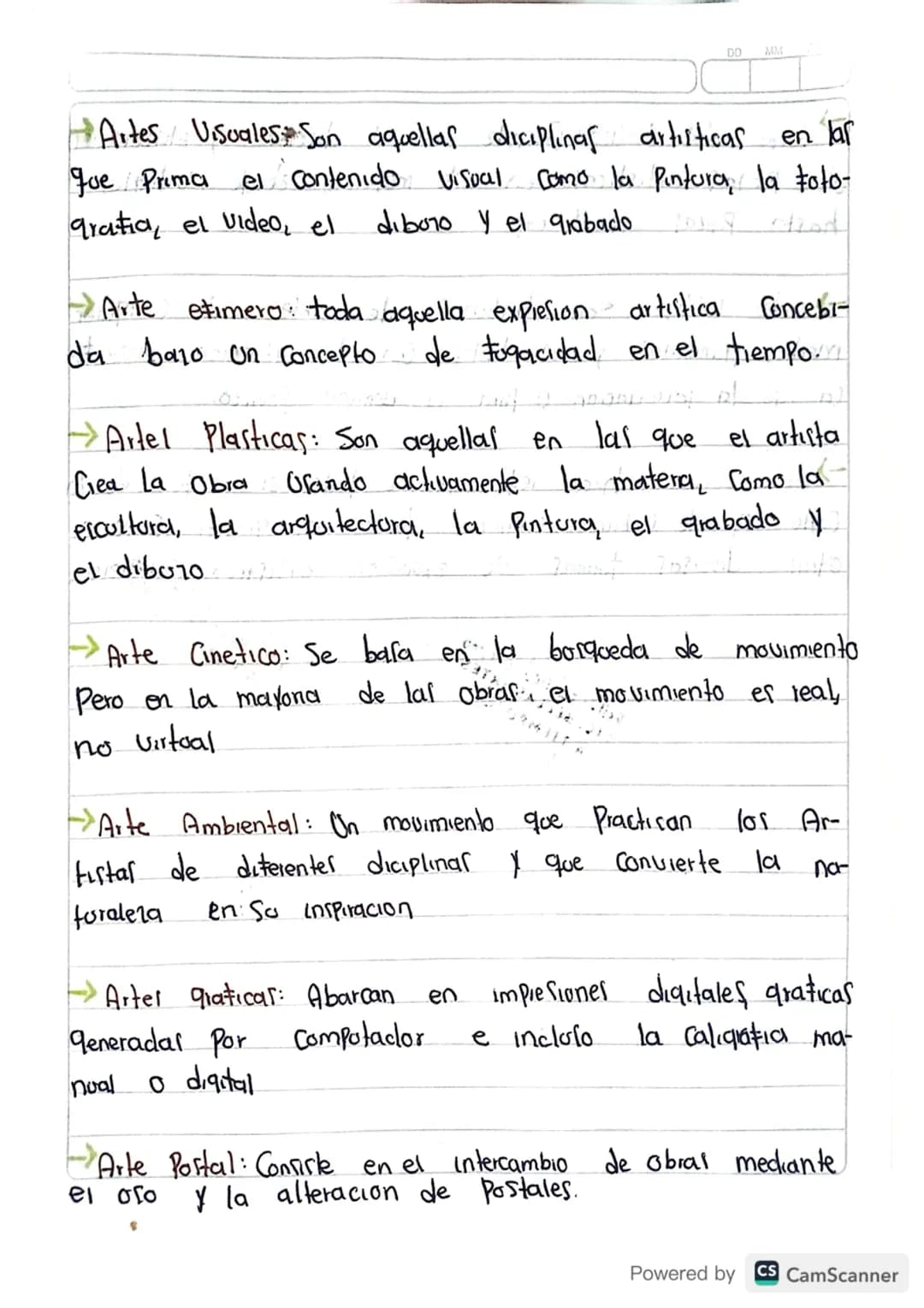 DO
MM
AA

Arte del Vidieo: Consiste en el diseño y elaboracion
de Piezas artisticas en erle material, derde vitralesf
hasta Piezas escultori