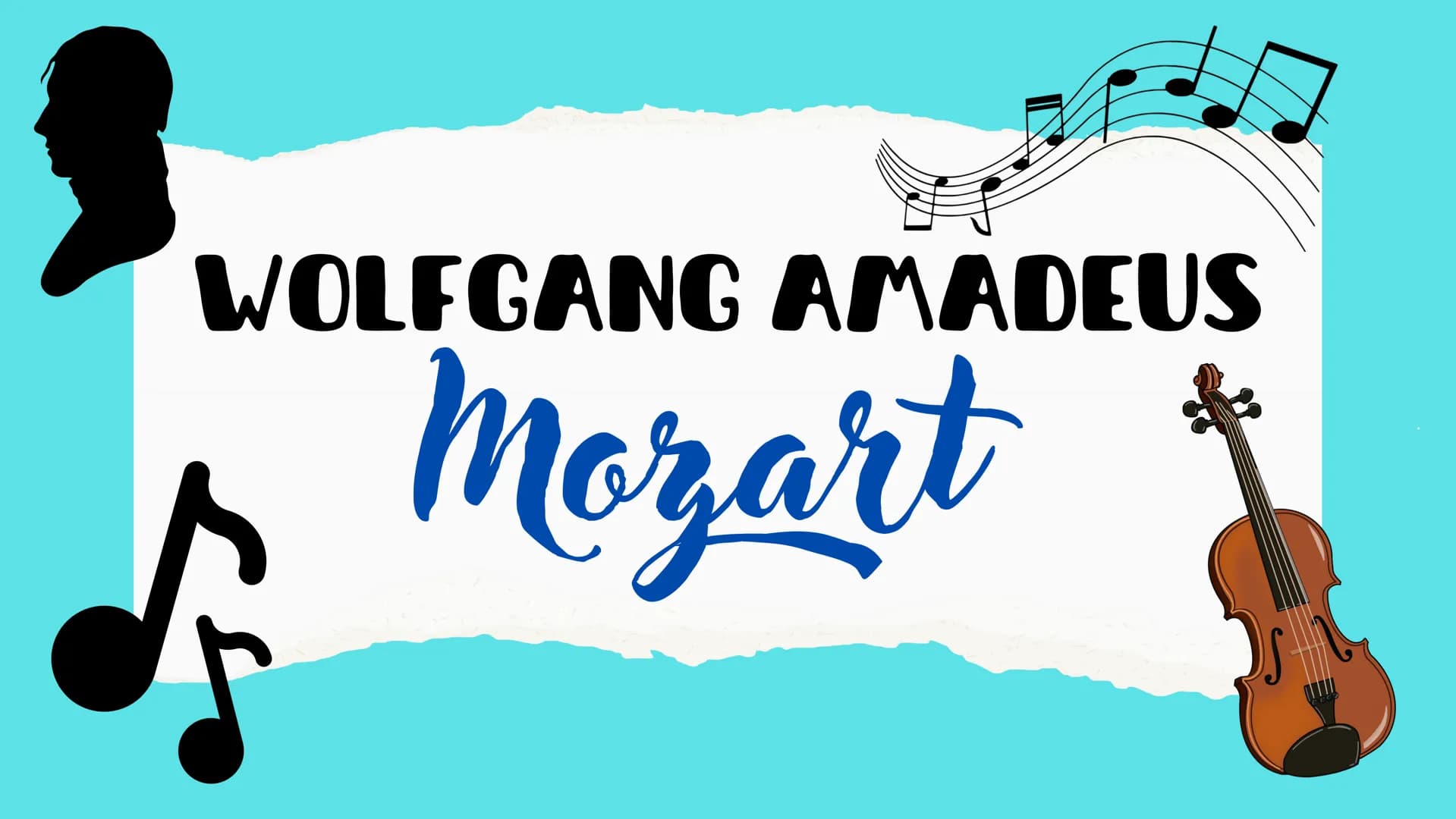 # WOLFGANG AMADEUS

# Mozart # La VITA

Mozart nasce a Salisburgo nel 1756 e viene definito IL GENIO DELLA
MUSICA DI TUTTI I TEMPI.
Inizia g