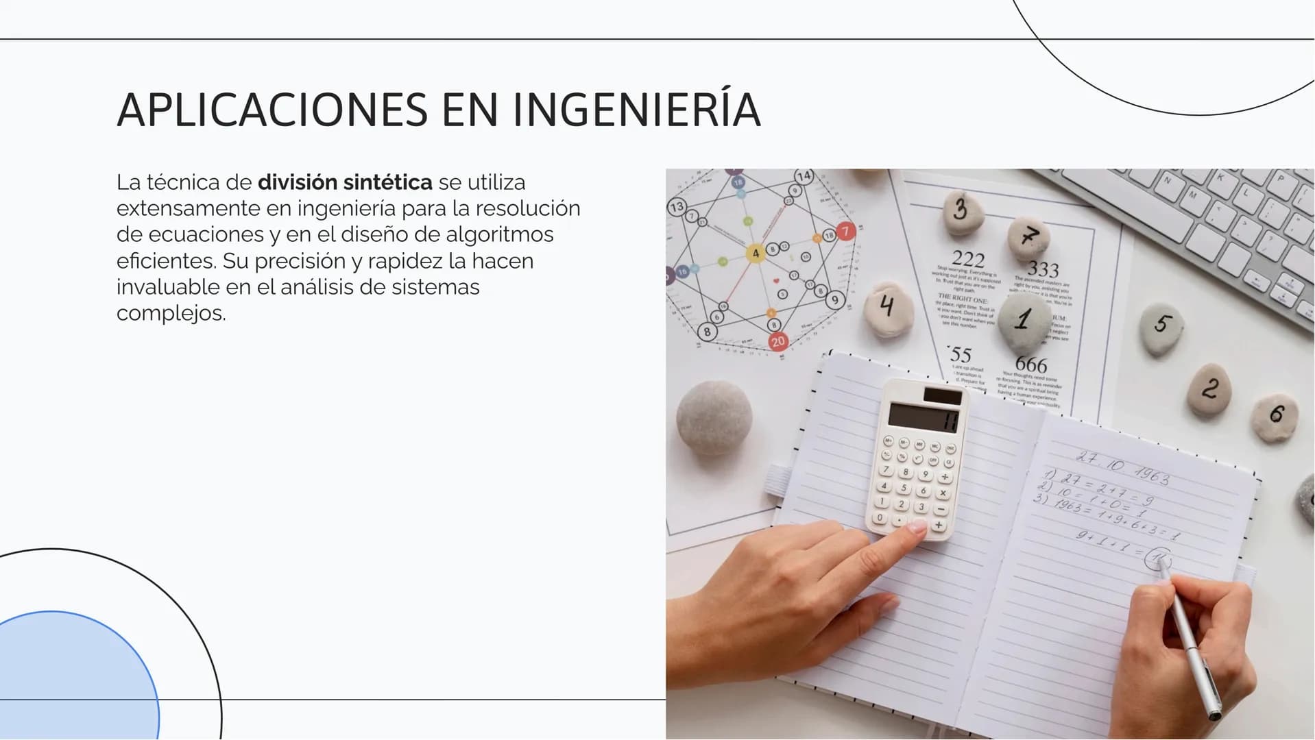 # Optimización de
## Cálculos: La Eficacia
### de la División
### Sintética # INTRODUCCIÓN

En esta presentación exploraremos la
optimizació