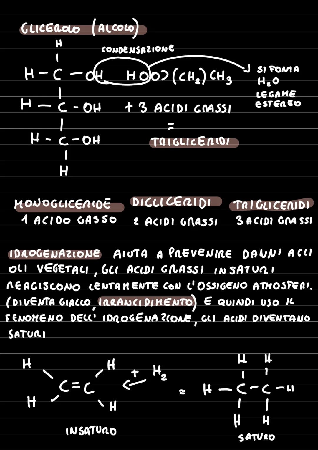 # I LIPIDI

DAL GRECO LIPOS= GRASSO

SONO COMPOSTI COSTITUITI SOPRATTUTIO DA CAR
BONIO E IDROGENO ED IN PARTE DA OSSIGENO
INSOLUBI IN SOLVEN