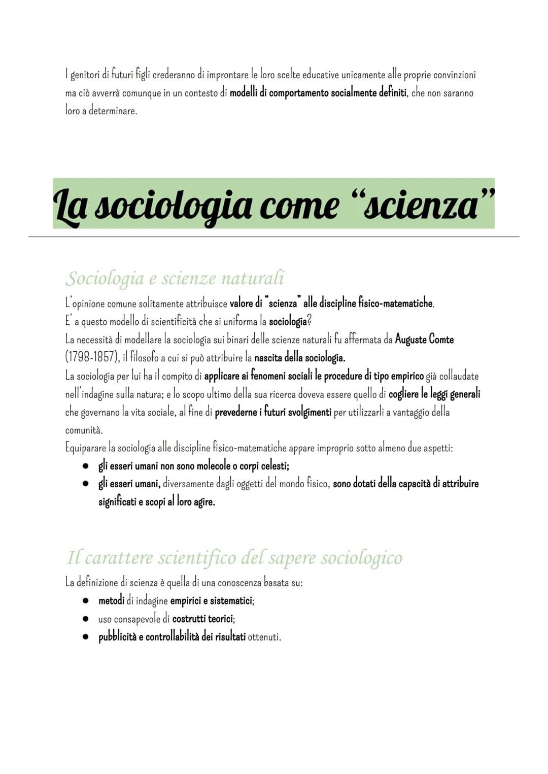 # Sociologia

## Che cos'è la sociologia?

### La definizione di sociologia

L'etimologia della parola può aiutarci a dare una definizione d